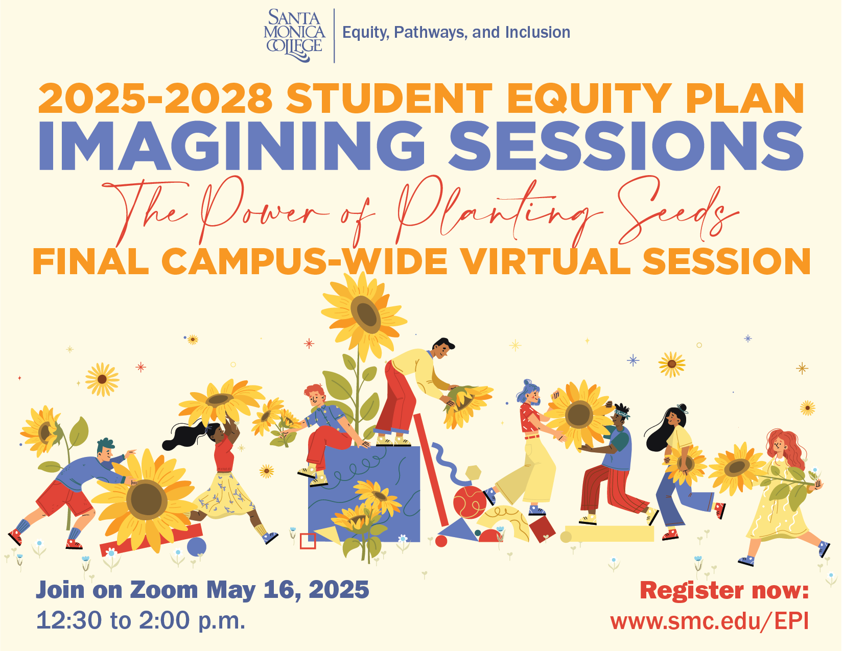 Flyer for May 16 Imagining Session