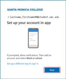 Authentication webpage prompt
